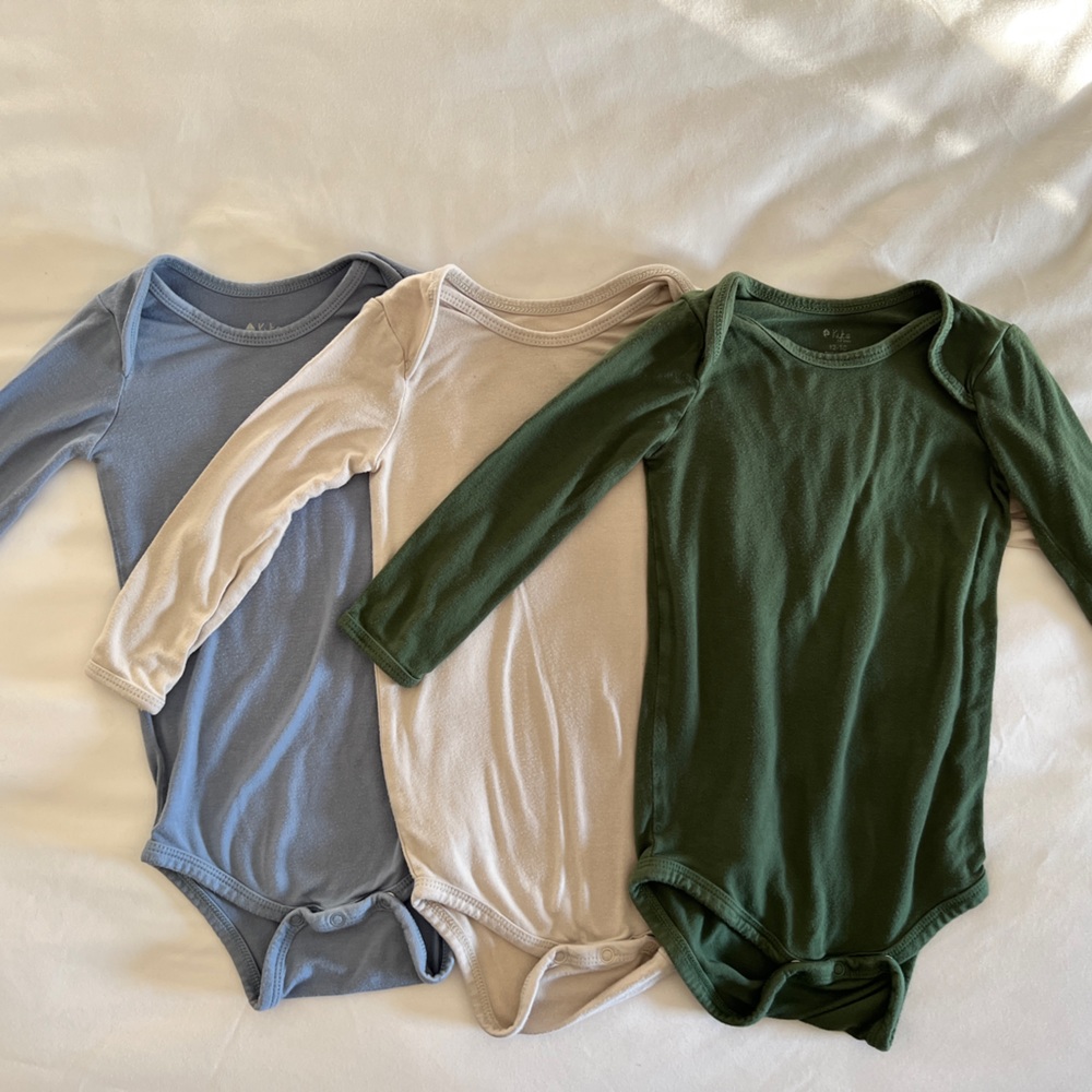 Kyte Baby | Long sleeve Bodysuit | Multiple Colors | 12-18 months